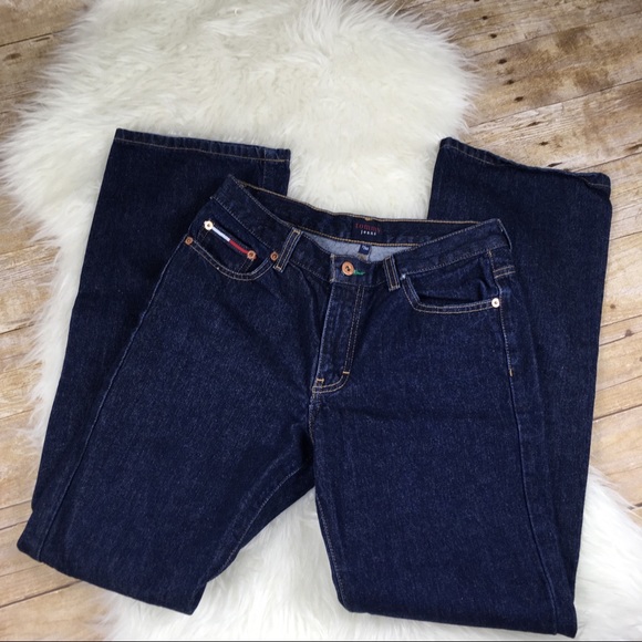 Tommy Hilfiger Dark Wash Wide Leg Tommy Jeans - Picture 5 of 8